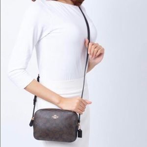 Coach Mini Camera Bag in Signature Canvas